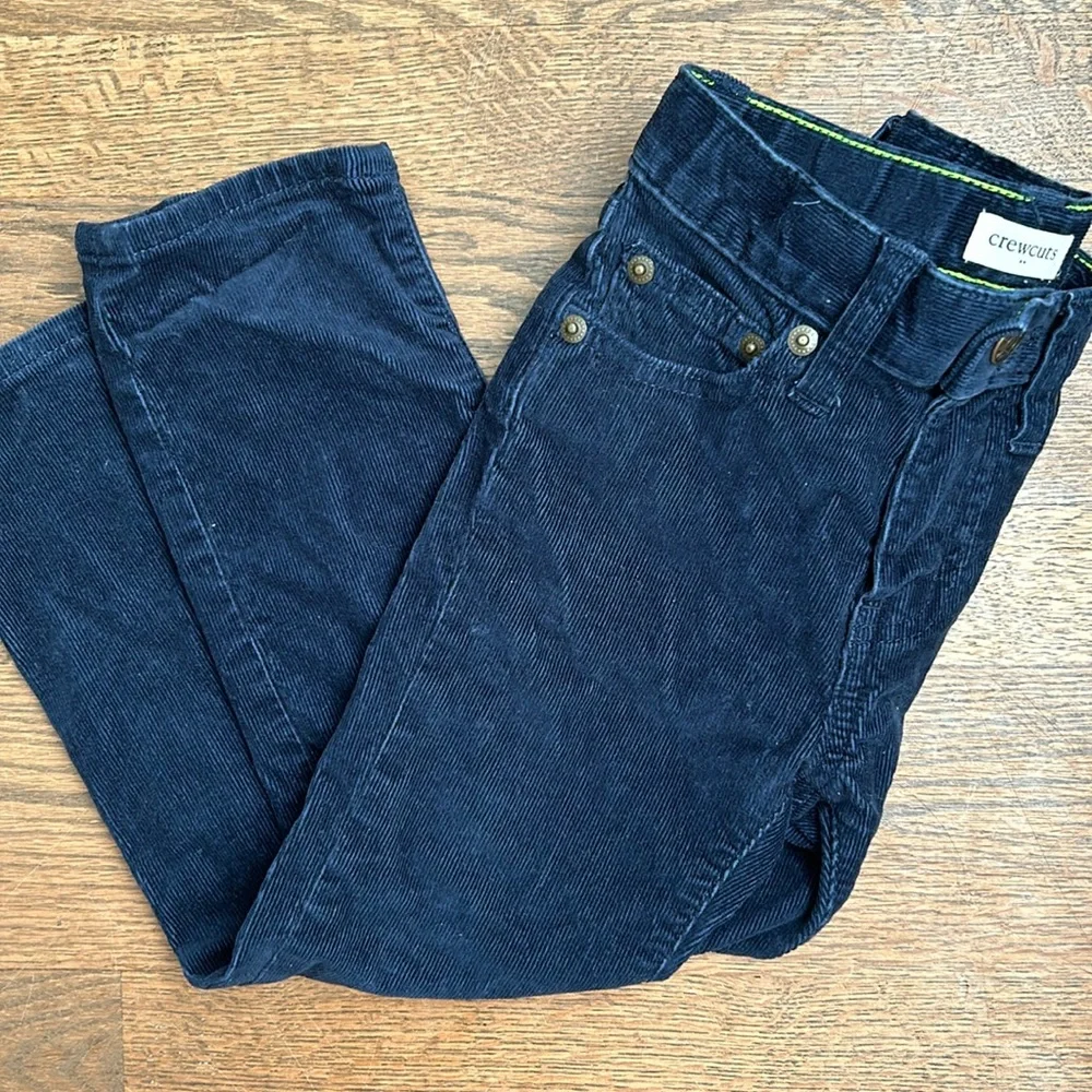 Crewcuts Navy Blue Corduroy Pants, Size 4